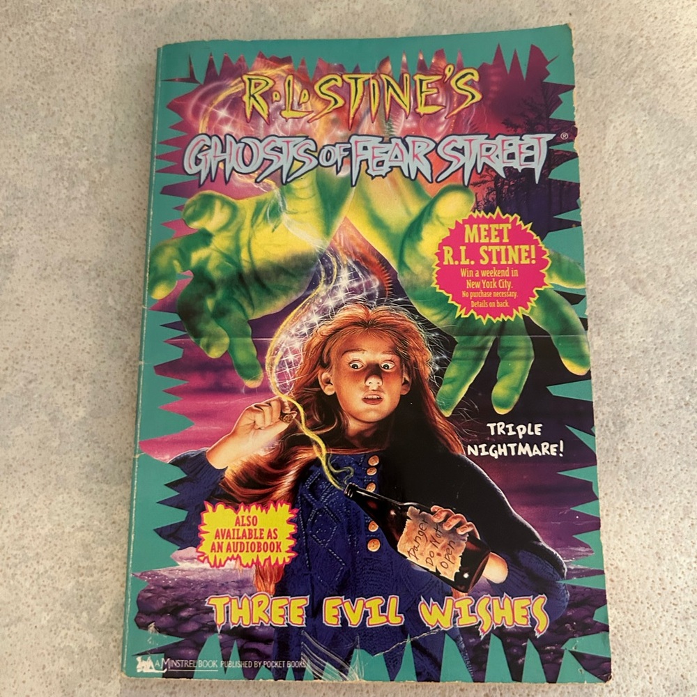 Ghosts of Fear Street: Three Evil Wishes by: R.L. Stine, paperback book